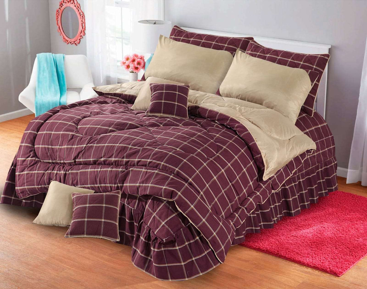 10Pcs Bridal Set Organic Cotton Jacquard - Scented Whiispers
