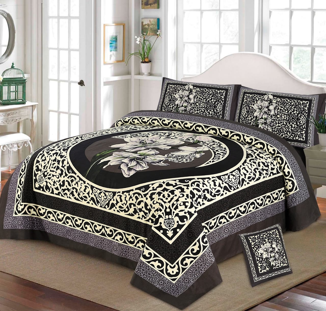 4pcs Bed Sheet Digital Print (Copy) - Scented Whiispers