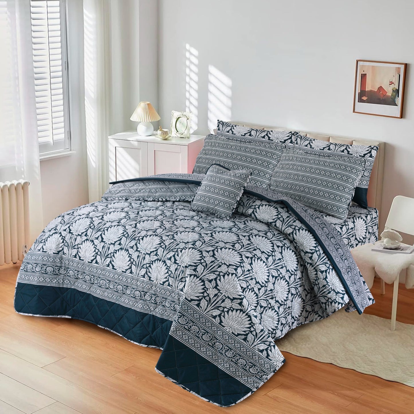 7 Pieces Comforter Set For Summer - Scented Whiispers