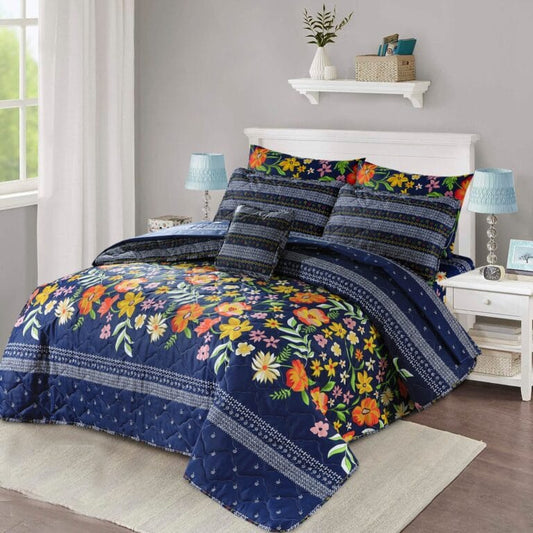 7 Pieces Comforter Set For Summer