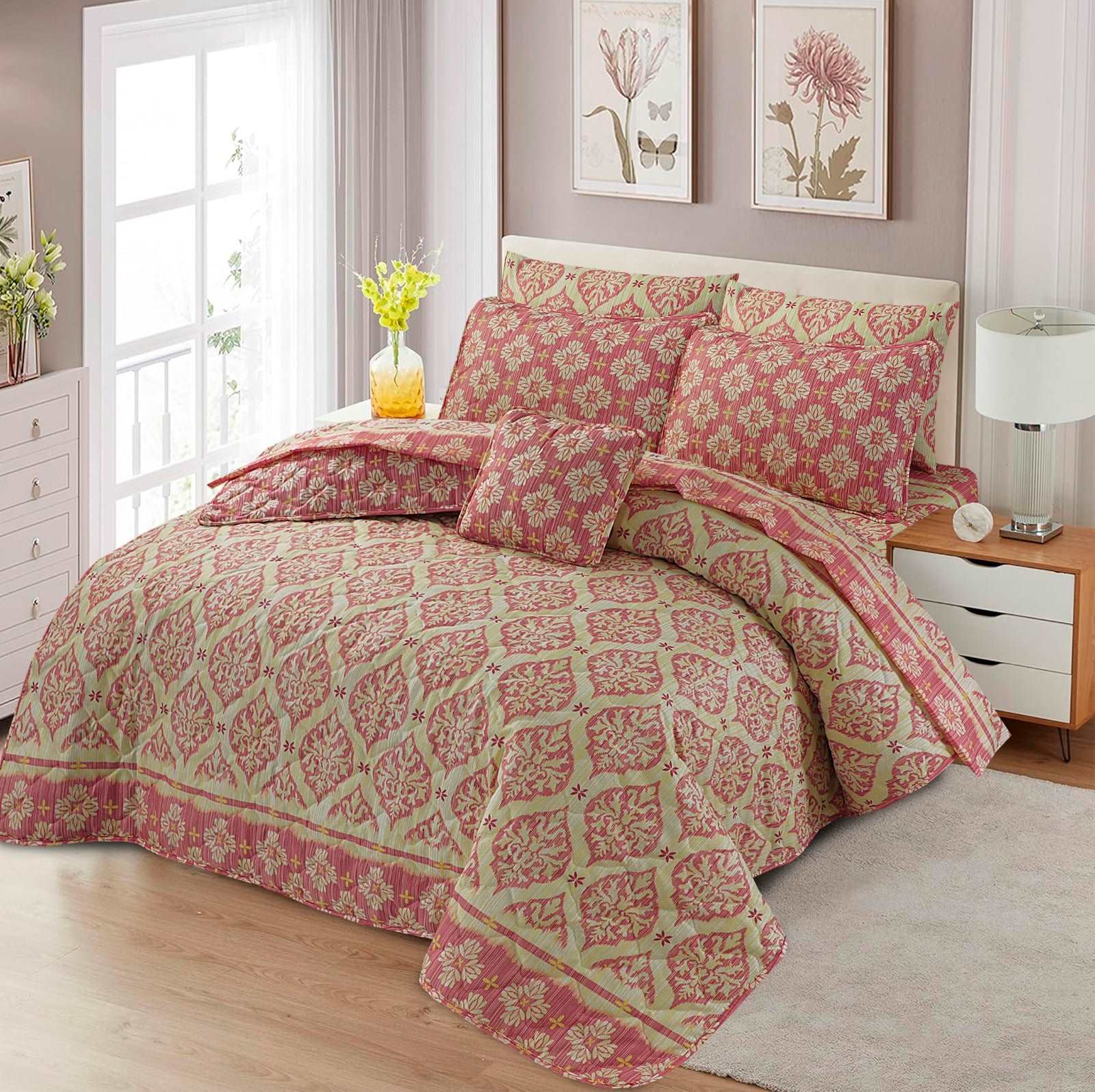 7 Pieces Comforter Set For Summer (Copy)