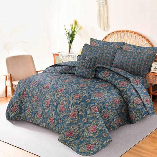 7 Pieces Comforter Set For Summer