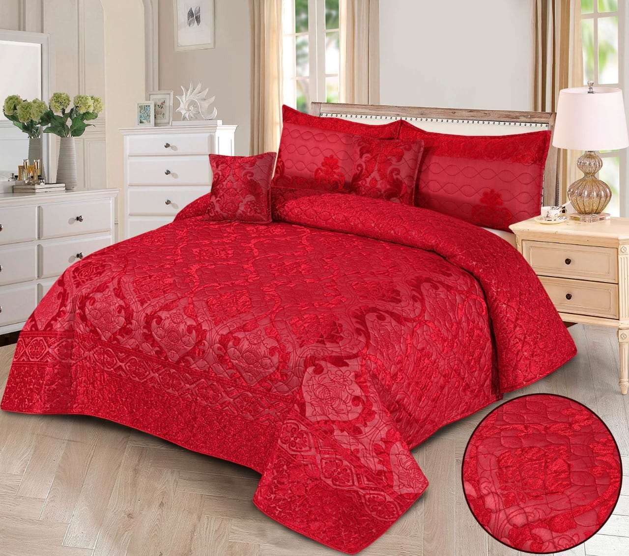 5pcs Bed Spread (Palachi Jacquard)