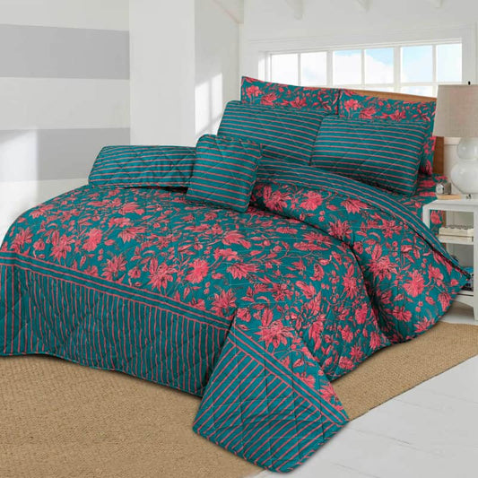 7 Pieces Comforter Set For Summer