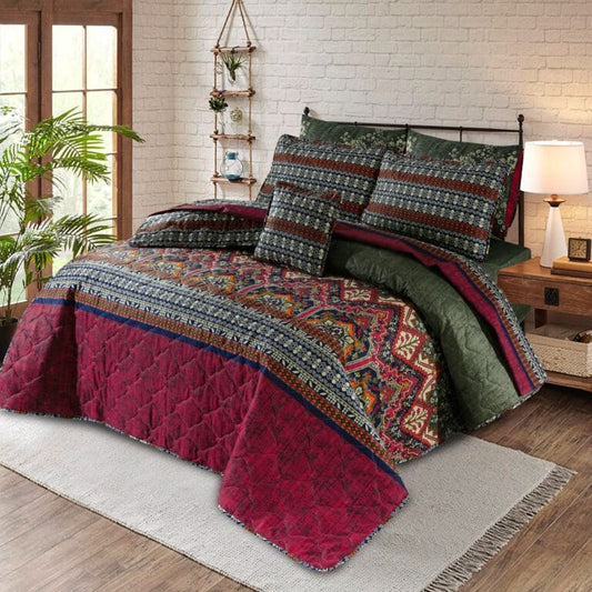 7 Pieces Comforter Set For Summer