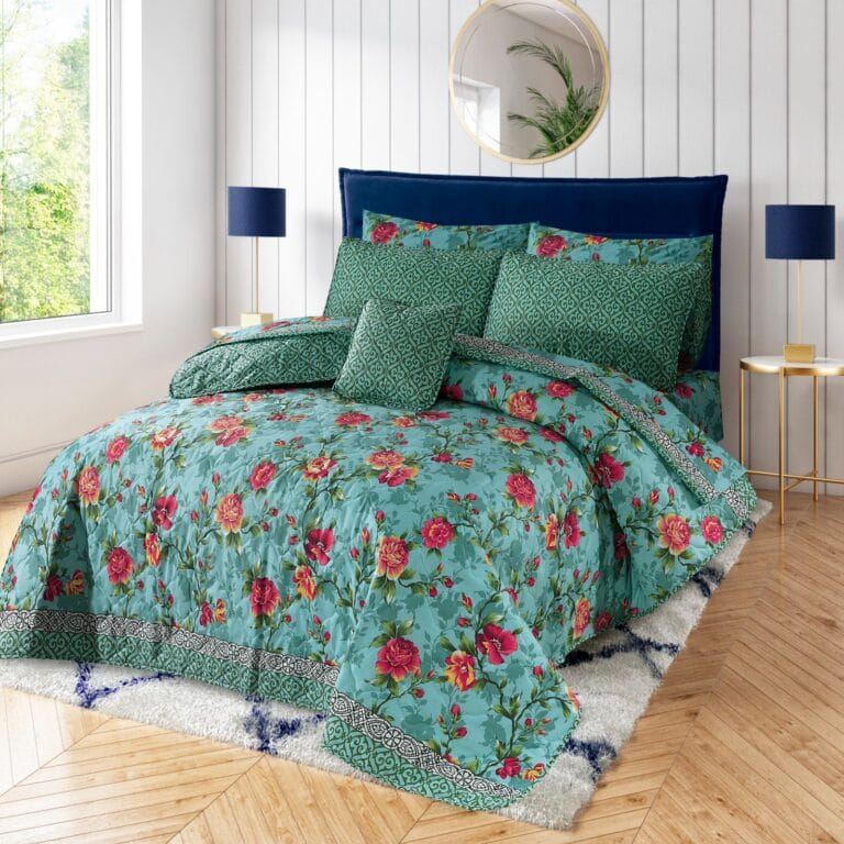 7 Pieces Comforter Set For Summer
