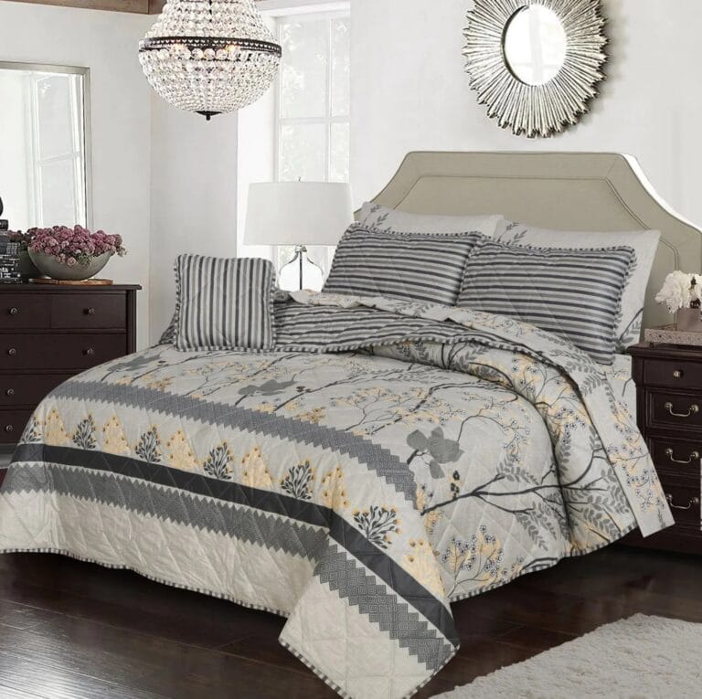 7 Pieces Comforter Set For Summer