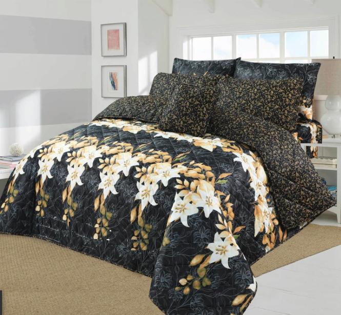 7 Pieces Comforter Set For Summer