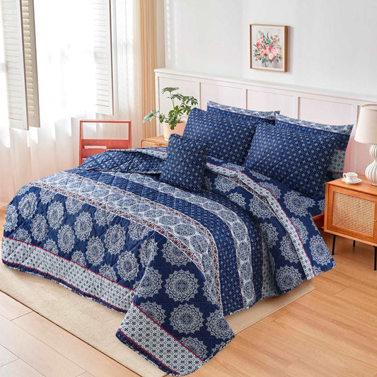 7 Pieces Comforter Set For Summer