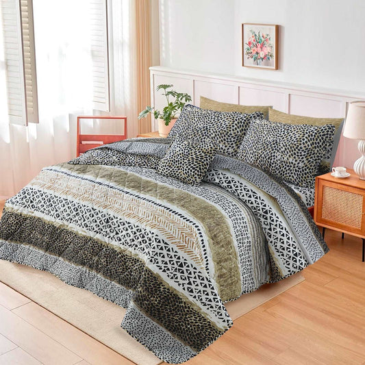 7 Pieces Comforter Set For Summer