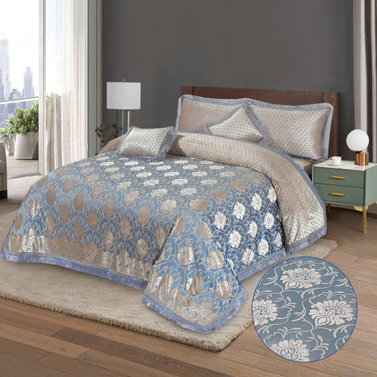 5pcs Bed Spread Palachi Jacquard