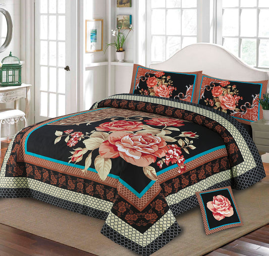 4pcs Bed Sheet Digital Print