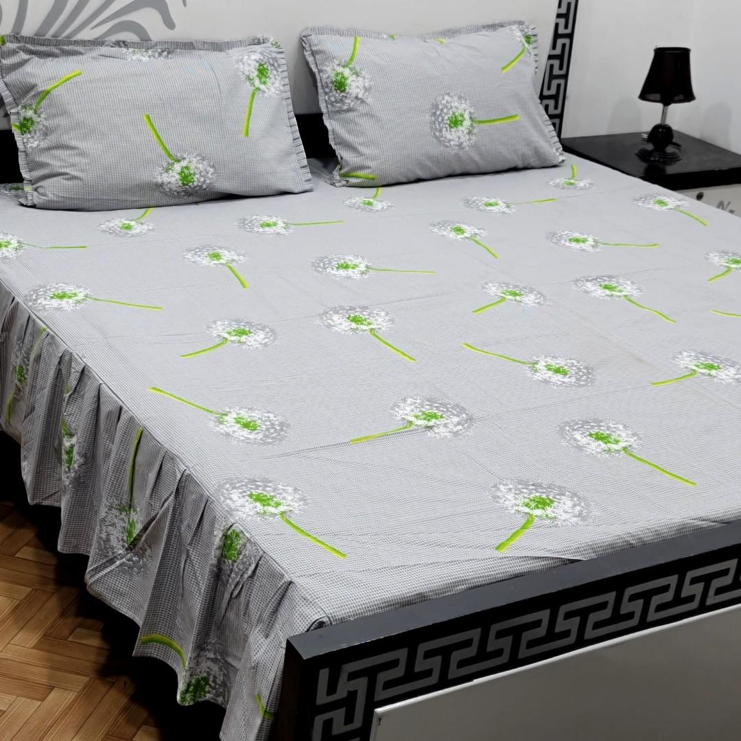 3pcs Frill Bed Sheet