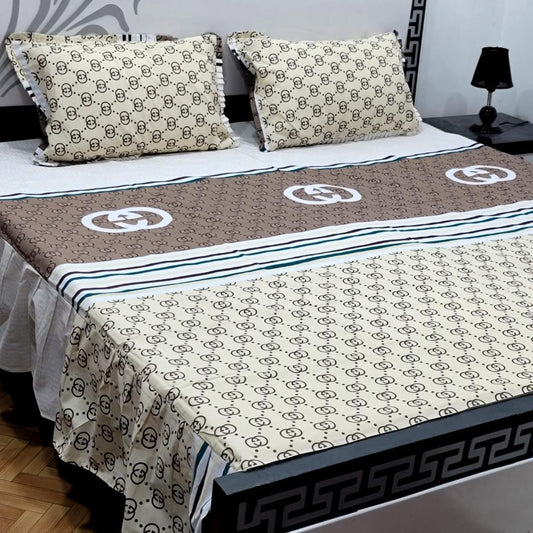 3pcs Frill Bed Sheet