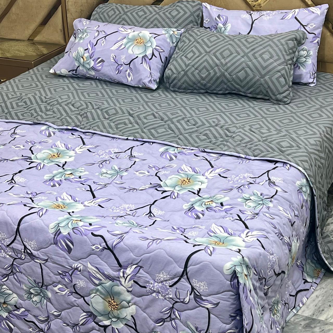 7 Pieces Comforter Set (Pure Cotton)