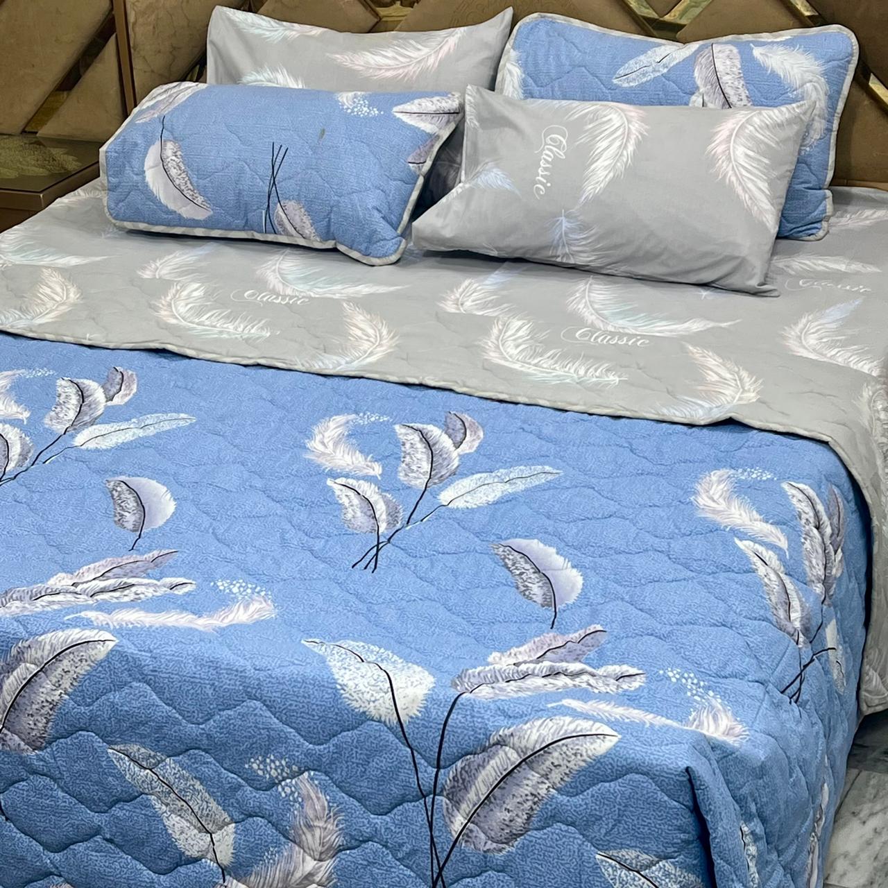 7 Pieces Comforter Set (Pure Cotton)