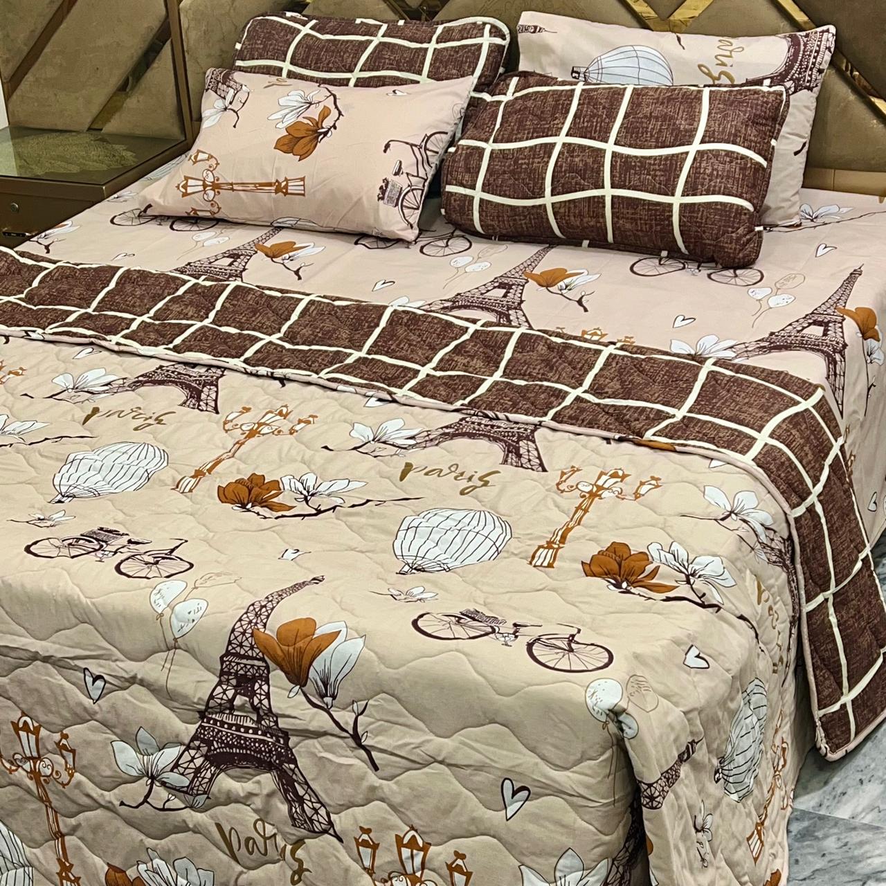 7 Pieces Comforter Set (Pure Cotton)