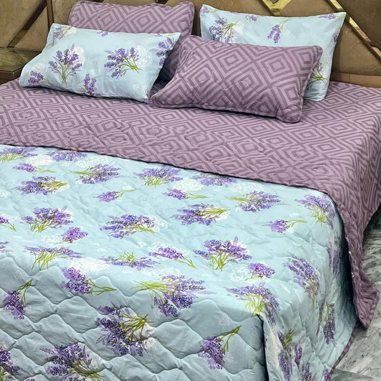 7 Pieces Comforter Set (Pure Cotton)