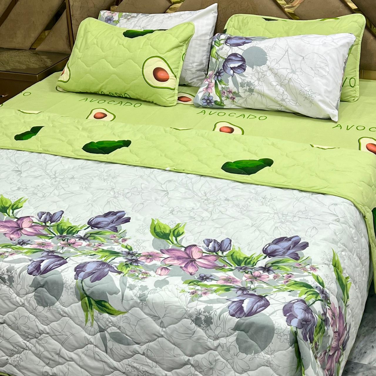 7 Pieces Comforter Set (Pure Cotton)