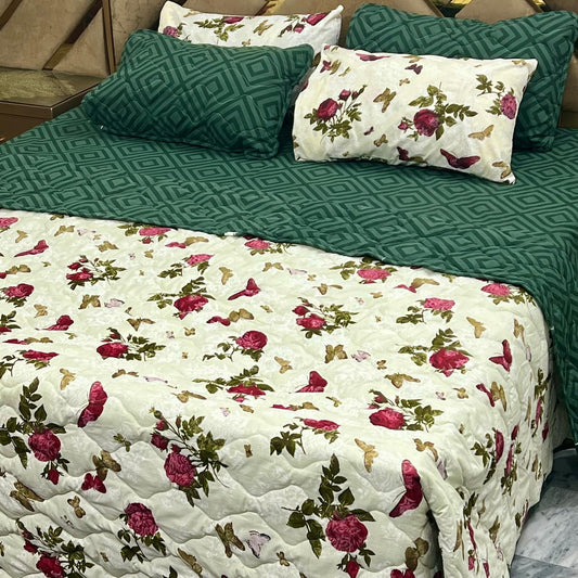 7 Pieces Comforter Set (Pure Cotton)