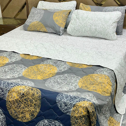 7 Pieces Comforter Set (Pure Cotton)