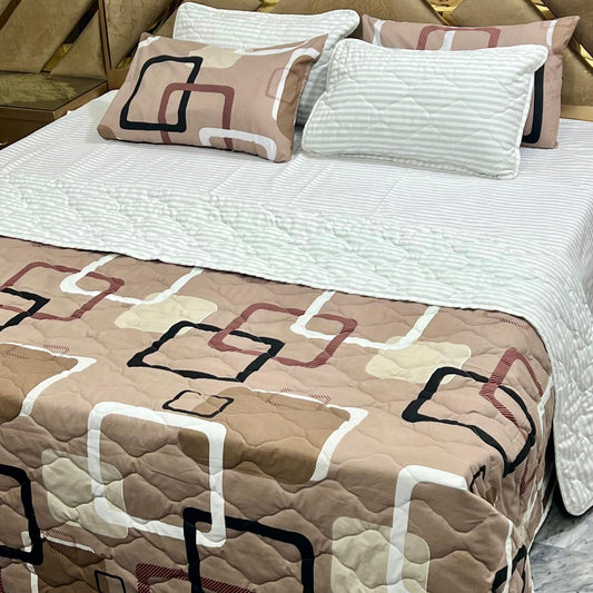 7 Pieces Comforter Set (Pure Cotton)