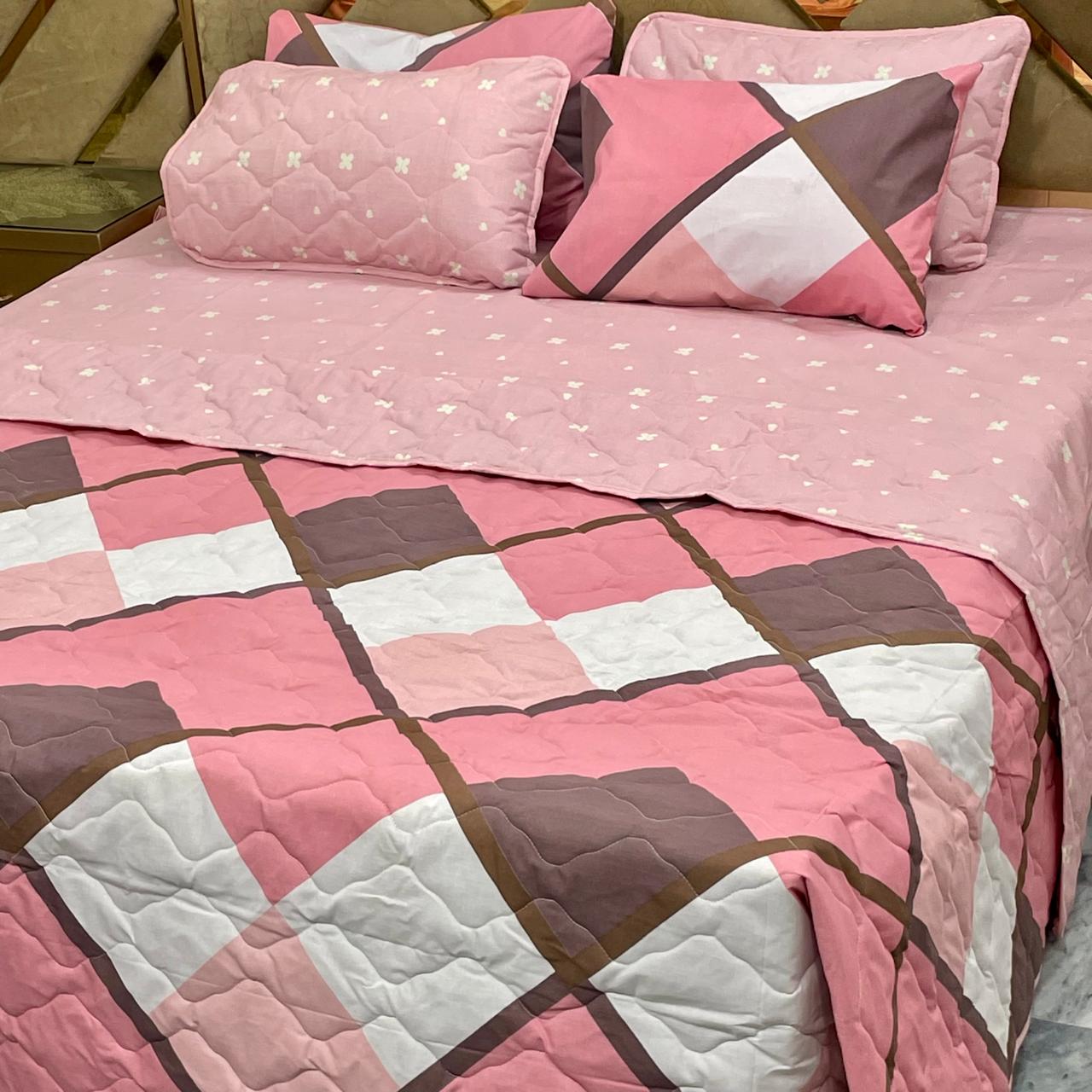 7 Pieces Comforter Set (Pure Cotton)