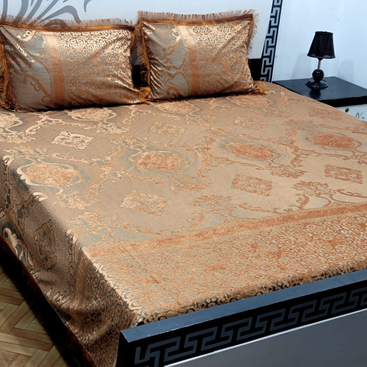 3pcs Bed Sheet (Silk Jacquard)