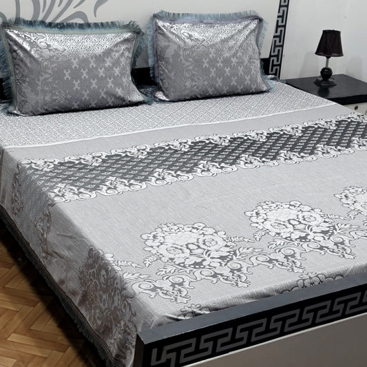 3pcs Bed Sheet (Silk Jacquard)