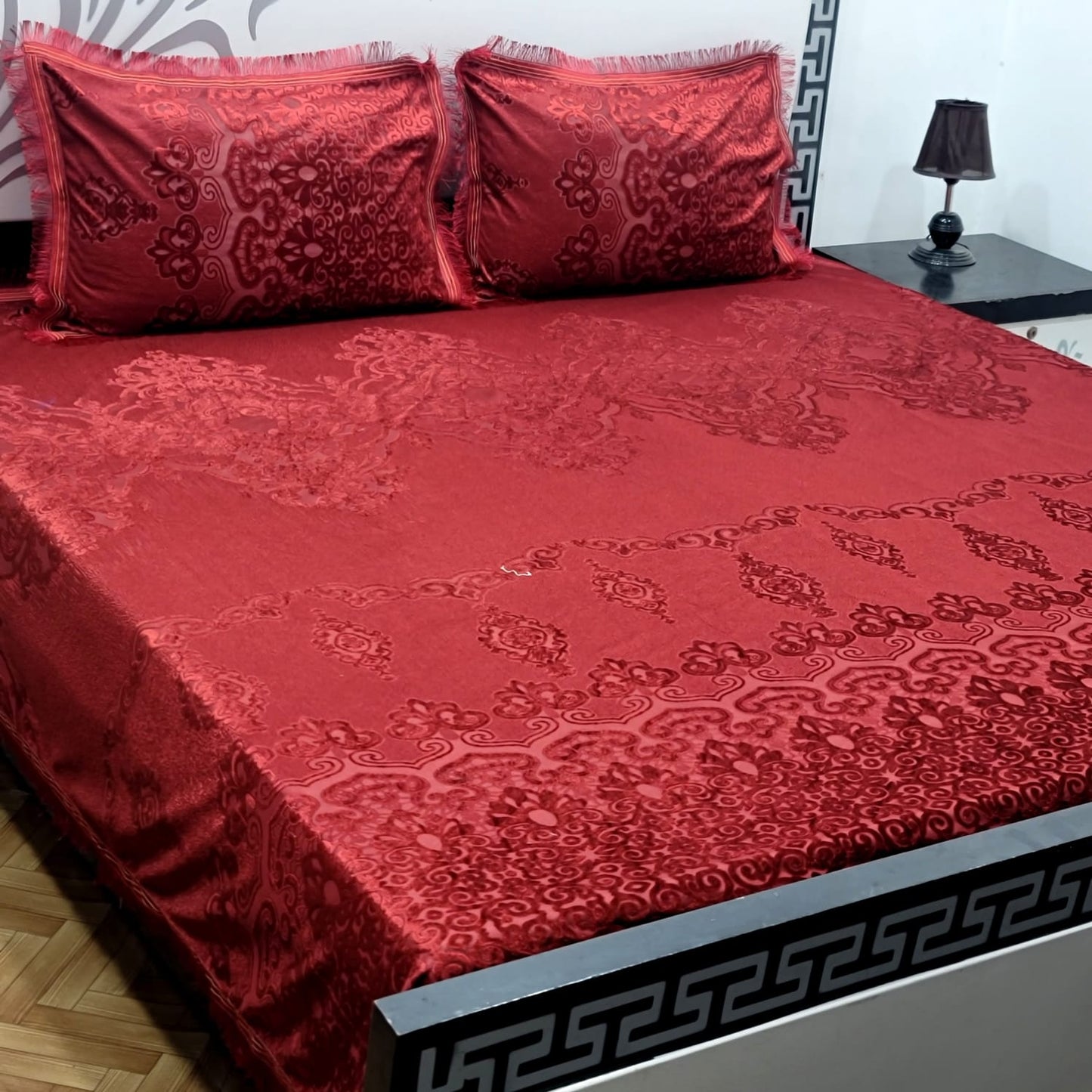 3pcs Bed Sheet (Silk Jacquard)