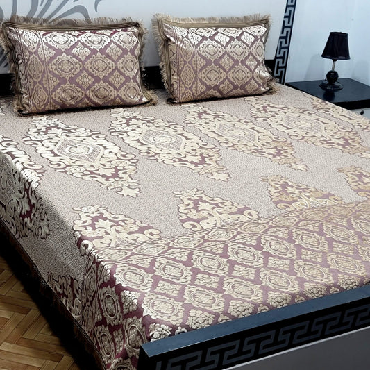 3pcs Bed Sheet (Silk Jacquard)