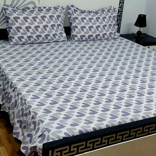 3pcs Frill Bed Sheet - Scented Whiispers