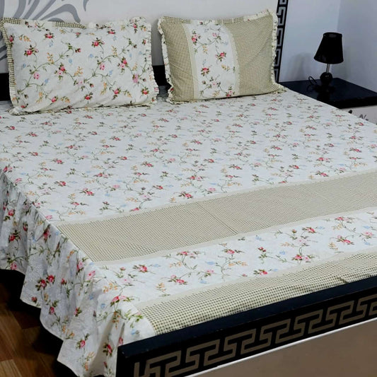 3pcs Frill Bed Sheet - Scented Whiispers