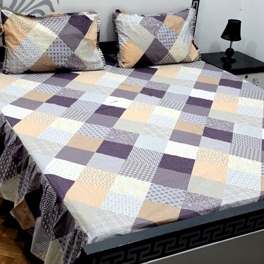 3pcs Frill Bed Sheet