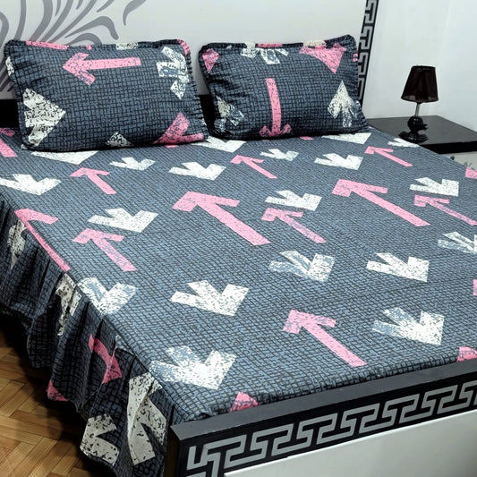 3pcs Frill Bed Sheet (Copy)