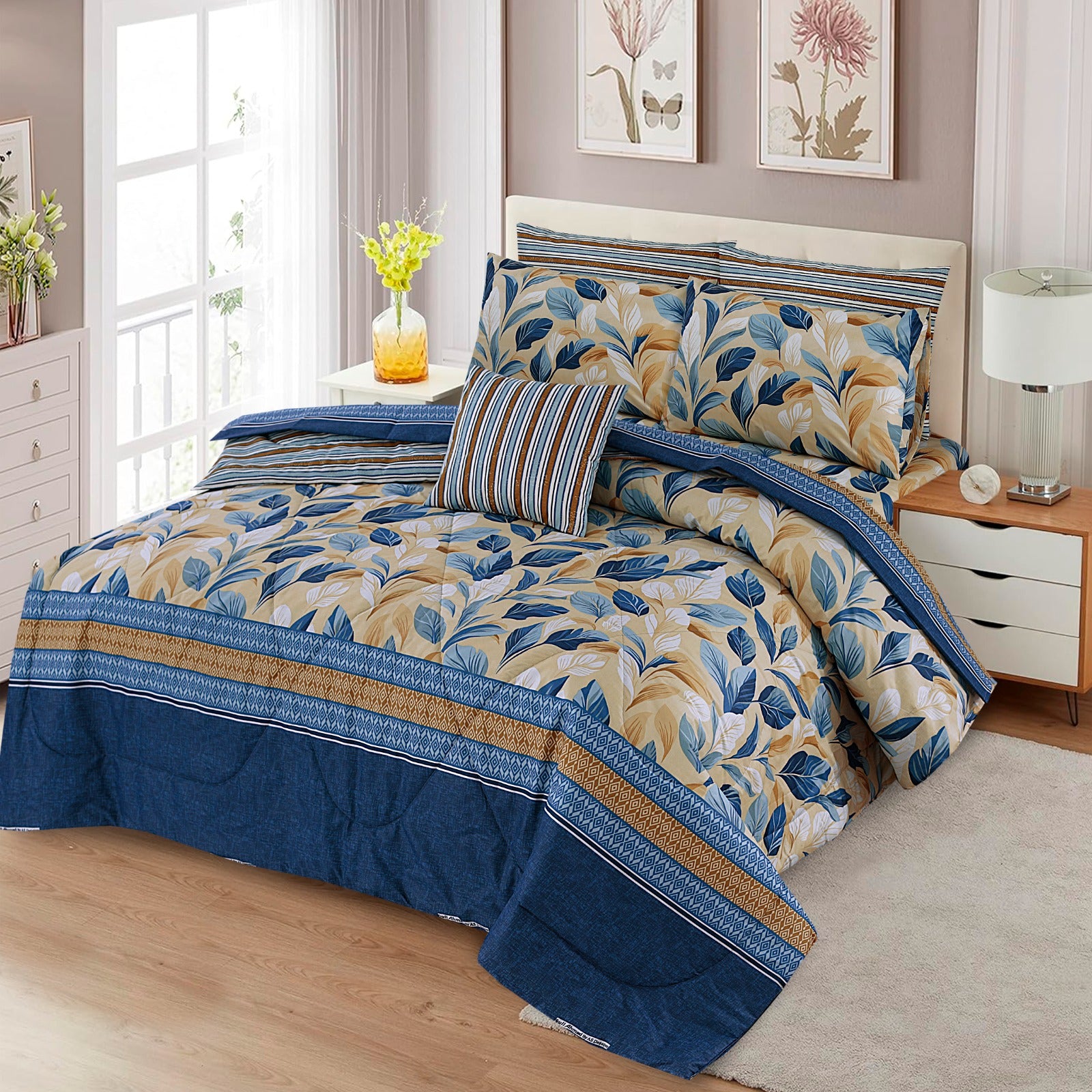 7 Pieces Comforter Set For Summer - Scented Whiispers