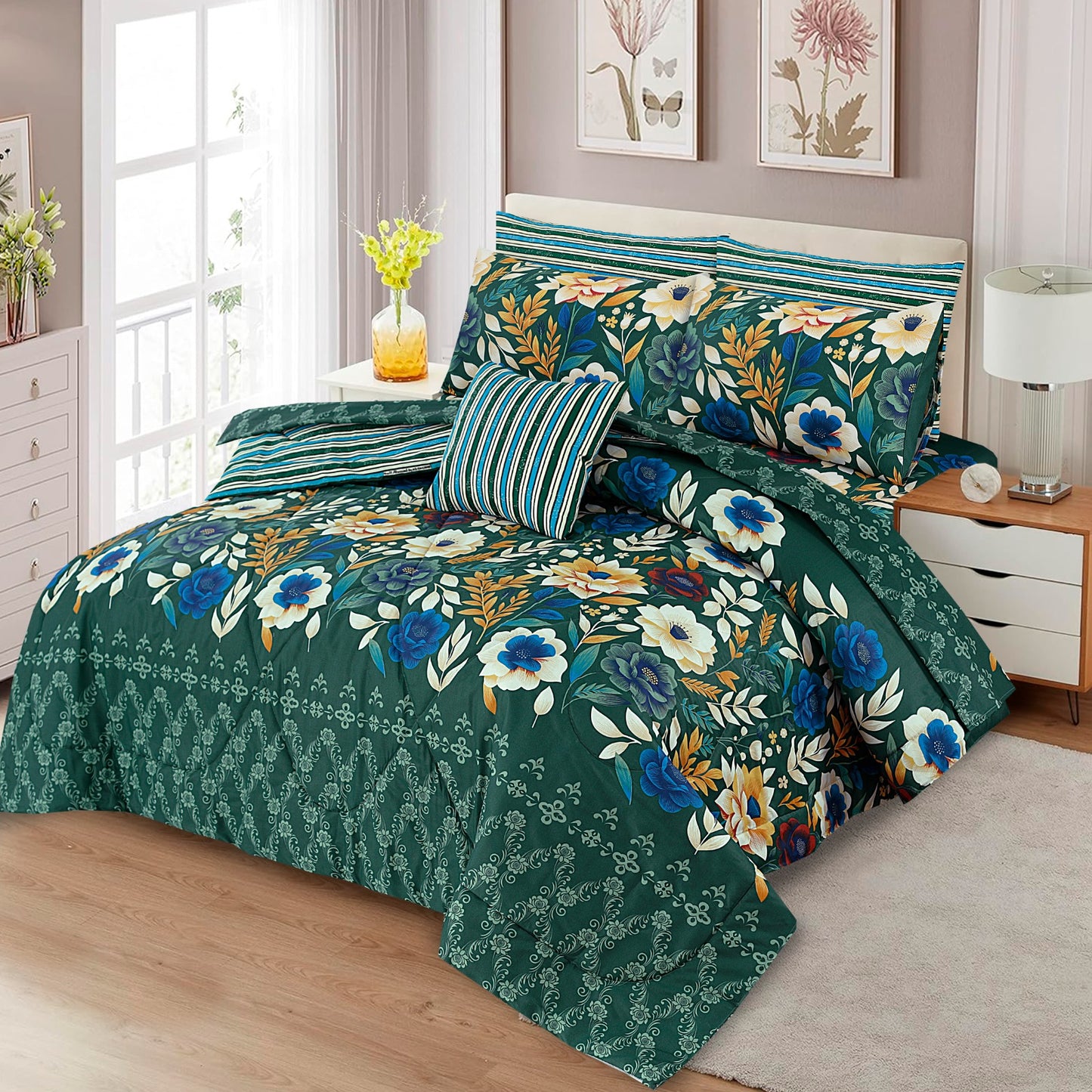 7 Pieces Comforter Set For Summer - Scented Whiispers