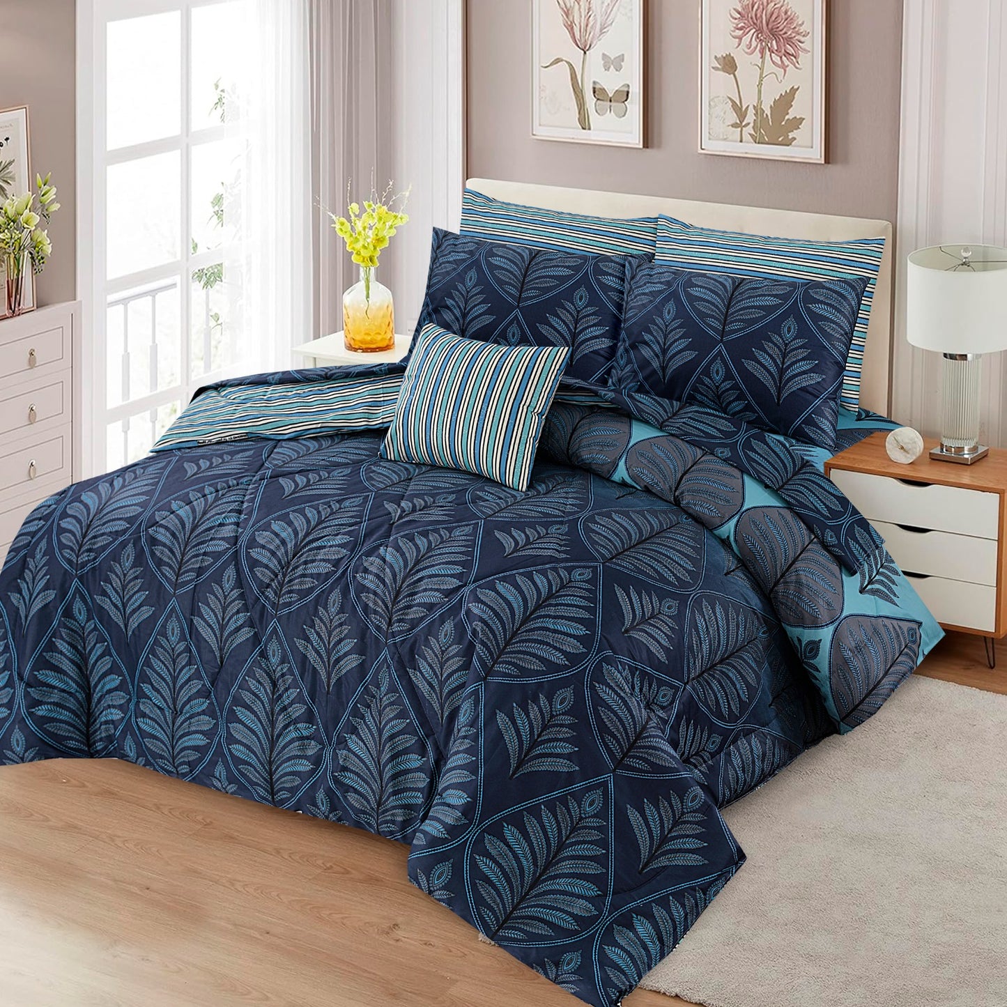 7 Pieces Comforter Set For Summer - Scented Whiispers