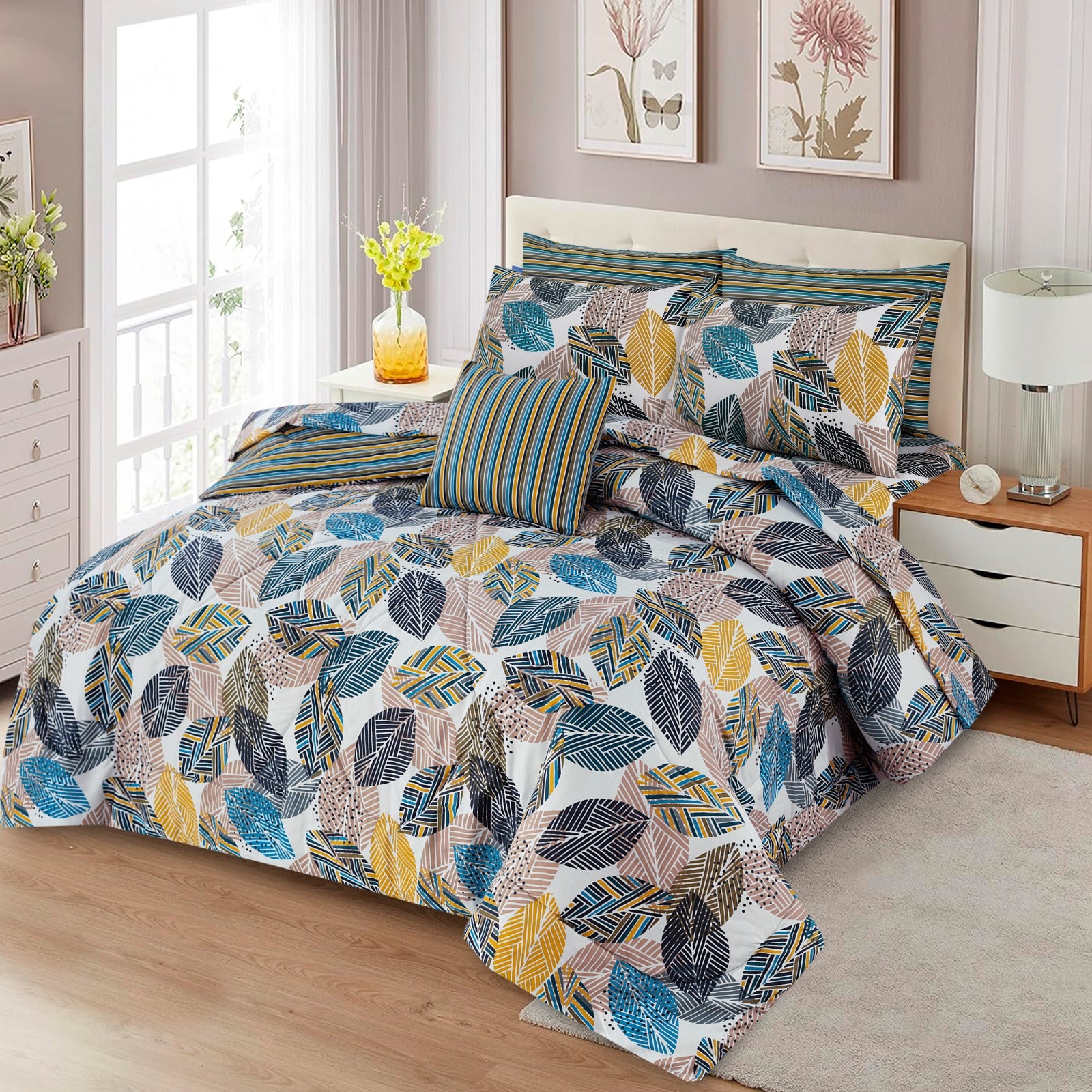 7 Pieces Comforter Set For Summer - Scented Whiispers