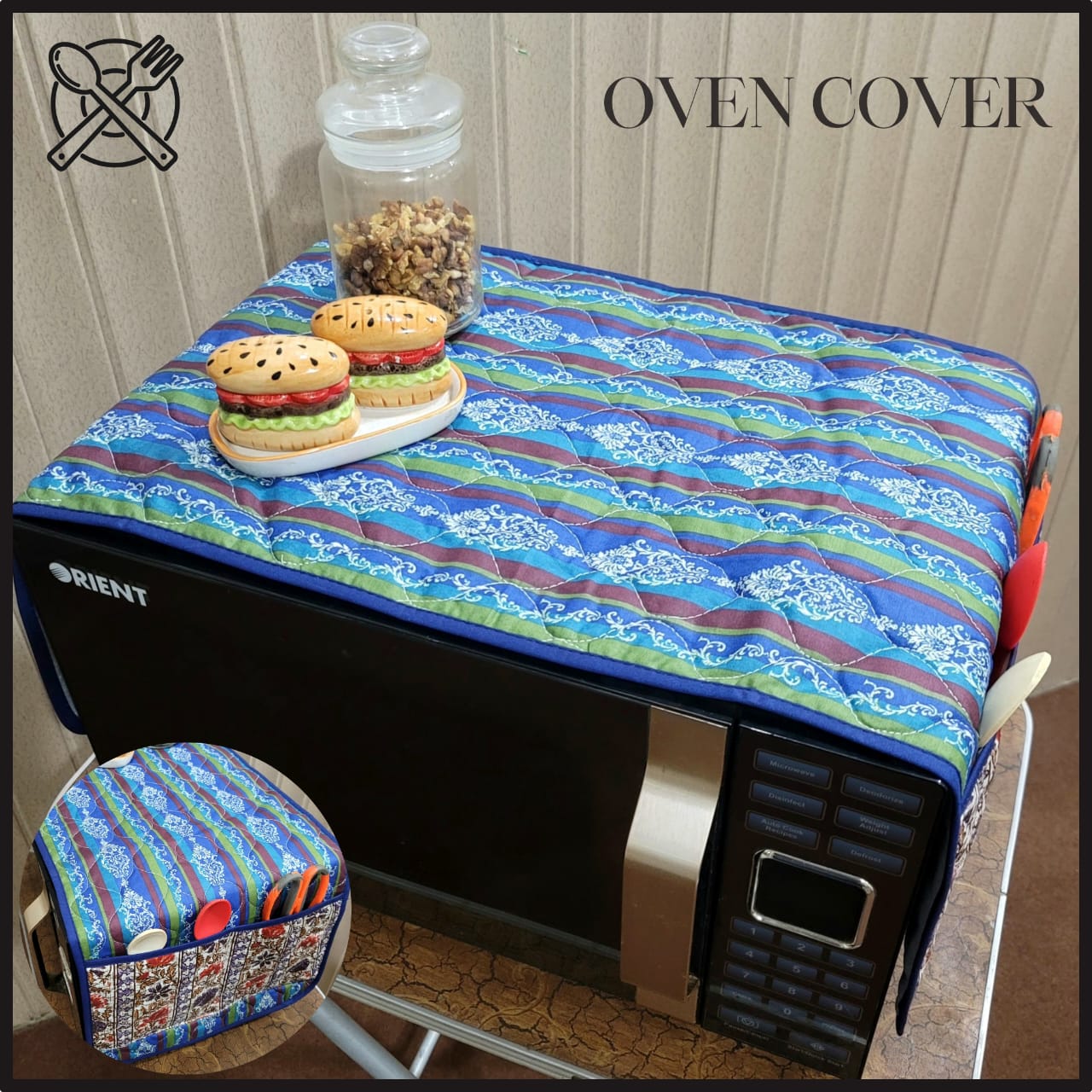 Quilted Oven Cover - Scented Whiispers