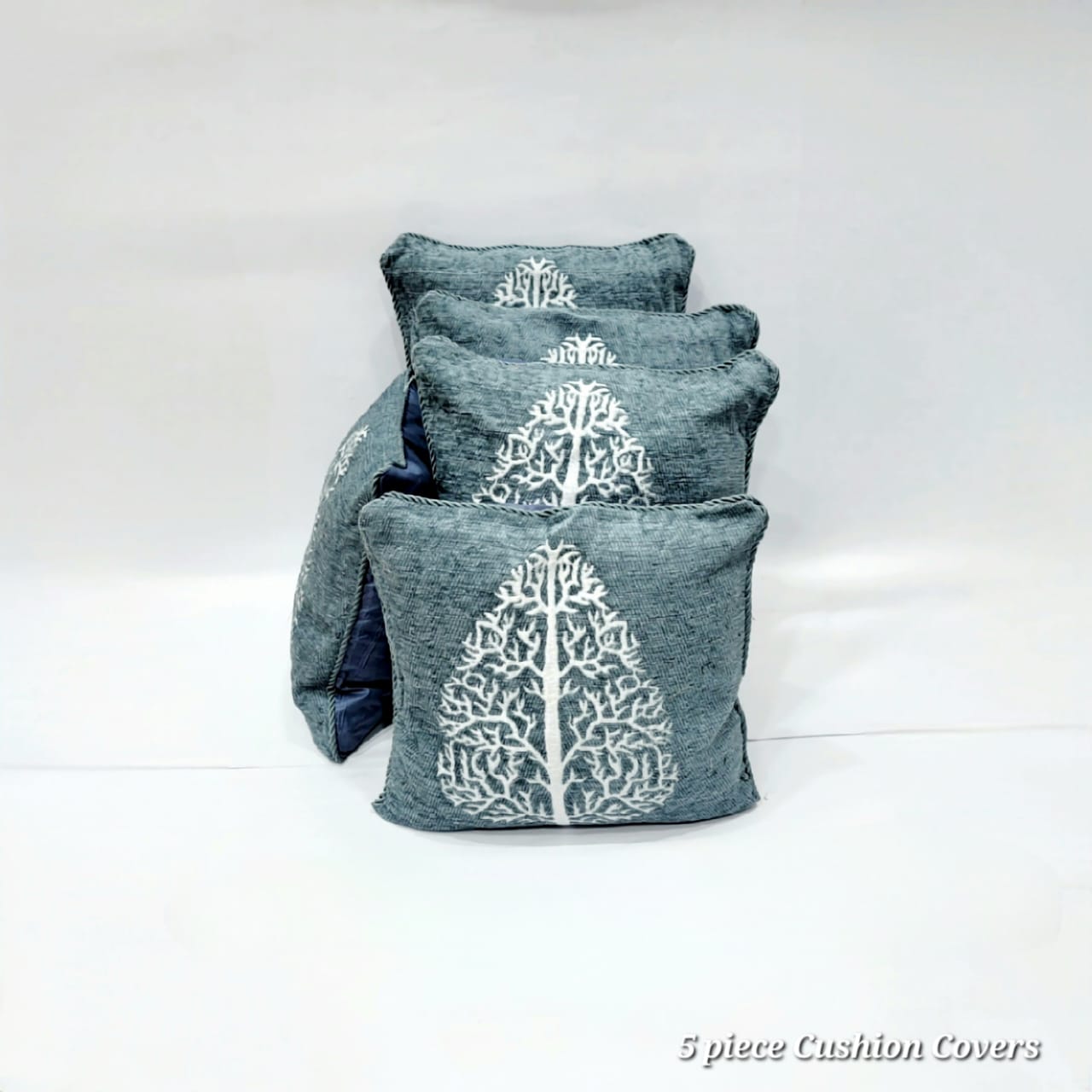 Cushion cover Velvet jacquard (5 Pieces) - Scented Whiispers