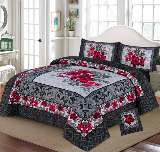 4pcs Bed Sheet Digital Print